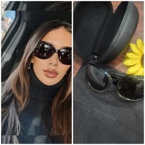 EMPORIO ARMANI Chic Black BIG  Sunglasses